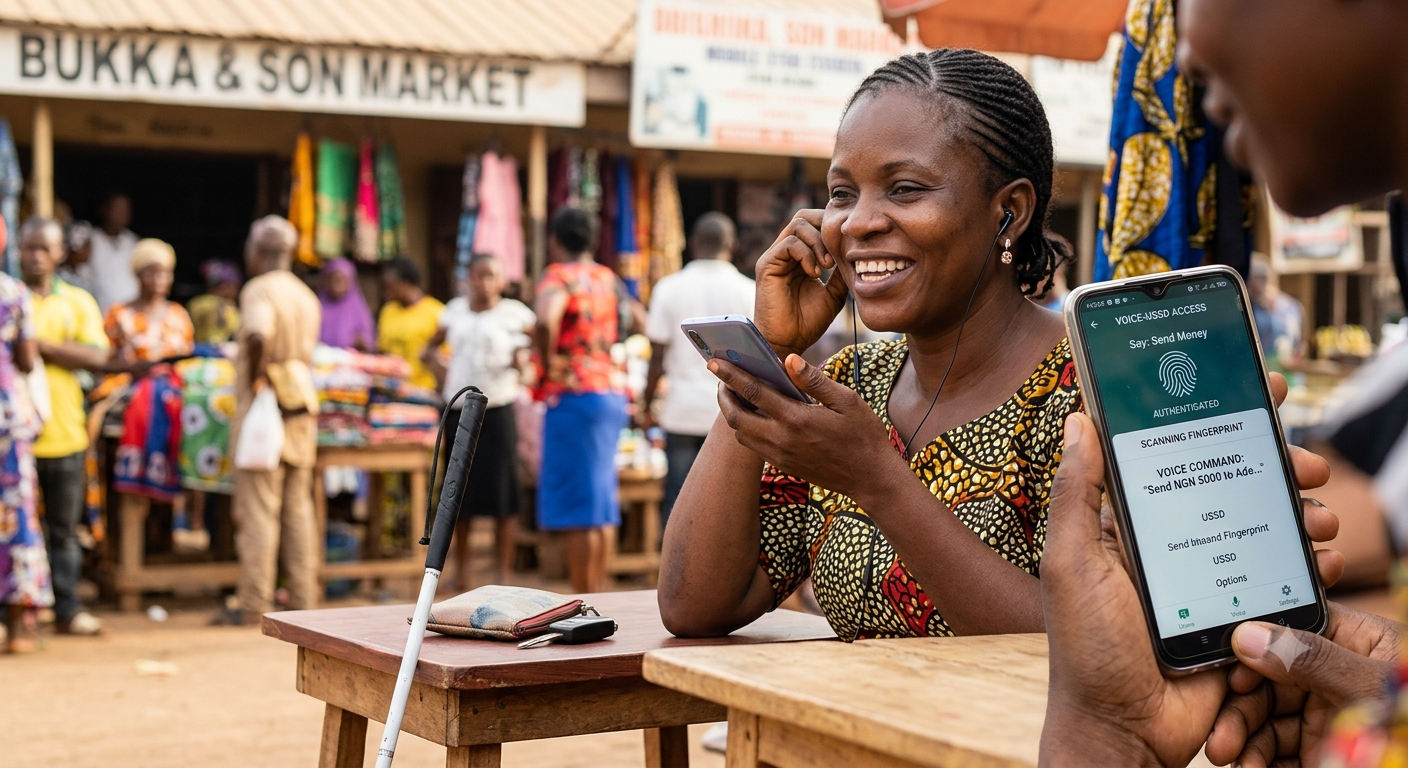 Accessible mobile money with voice and biometric authentication